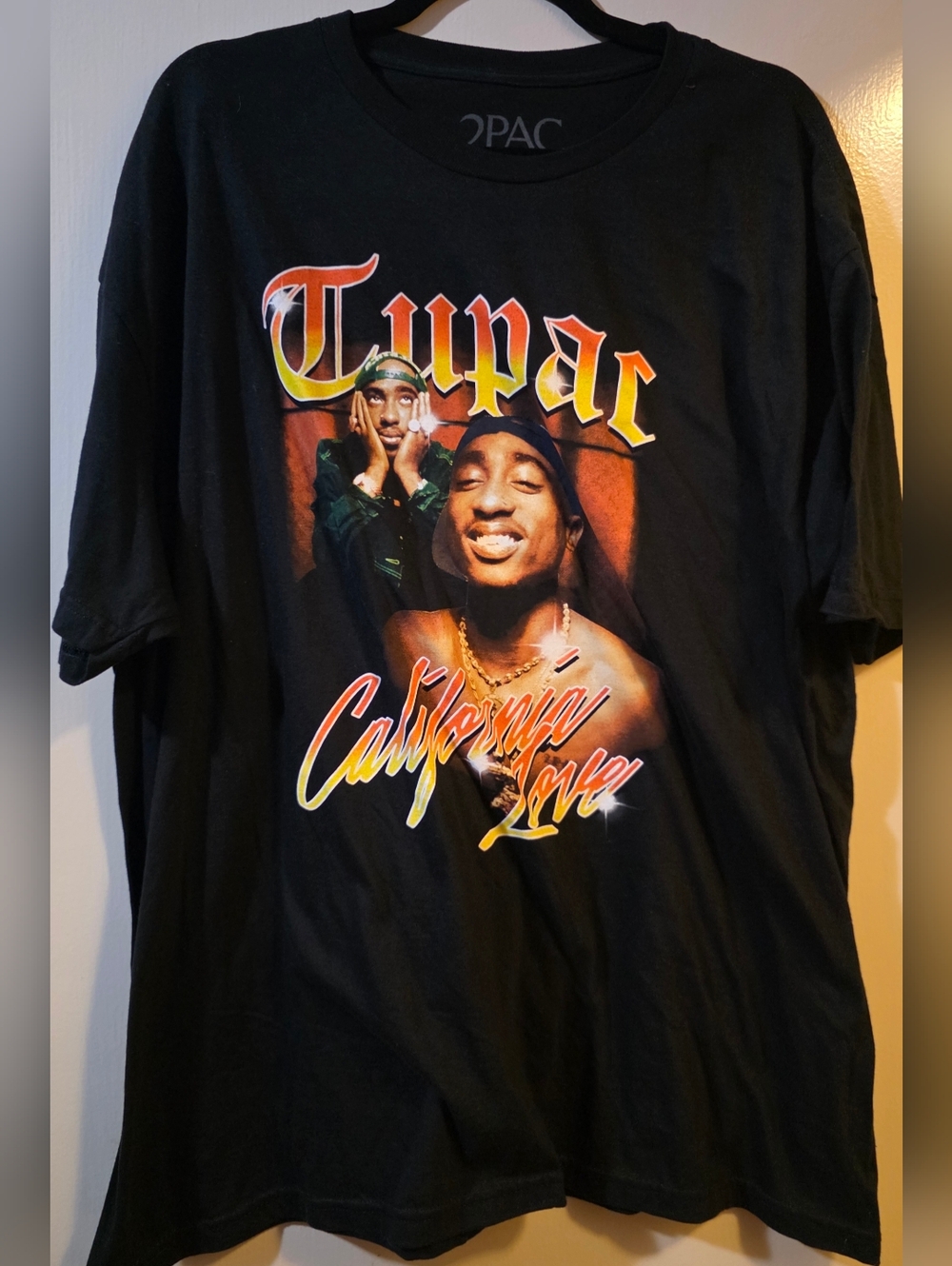 2Pac California Love Graphic Tee NWOT - Black
